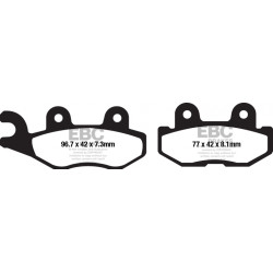 EBC zavorne ploščice Organic FA675TT