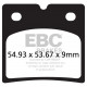 Zavore EBC Moto EBC zavorne ploščice Organic FA FA696 | race-shop.si