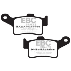EBC zavorne ploščice Organic FA FA631