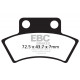Zavore EBC Moto EBC zavorne ploščice FA232R | race-shop.si
