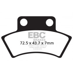 EBC zavorne ploščice FA232R