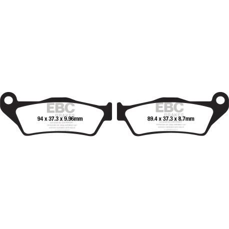Zavore EBC Moto EBC zavorne ploščice Double-H Sintered FA671HH | race-shop.si