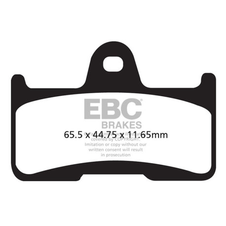 Zavore EBC Moto EBC zavorne ploščice R Series Sintered FA344R | race-shop.si