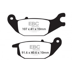 EBC zavorne ploščice Double-H Sintered FA343HH