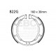 Zavore EBC Moto EBC zavorne čeljusti Grooved 822G | race-shop.si