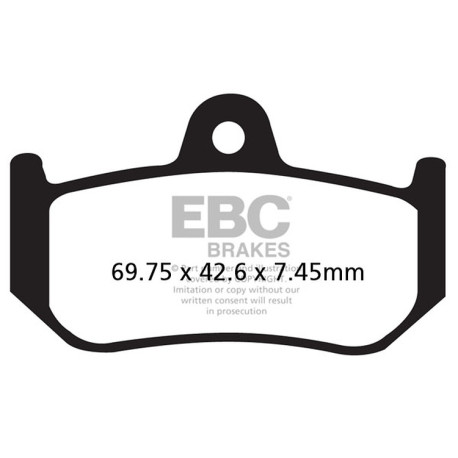 Zavore EBC Moto EBC zavorne ploščice Double-H Sintered FA320HH | race-shop.si