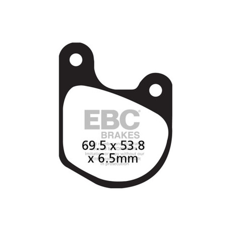 Zavore EBC Moto EBC zavorne ploščice Organic FA FA071 | race-shop.si