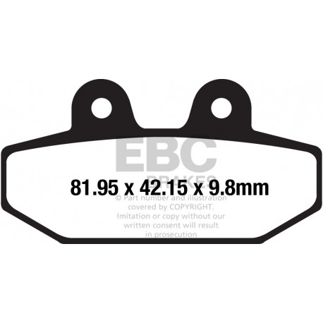 Zavore EBC Moto EBC zavorne ploščice Double-H Sintered FA710HH | race-shop.si