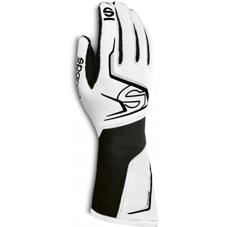 Rokavice Race gloves Sparco Tide with FIA (outside stitching) white | race-shop.si