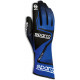 Race gloves Sparco Rush (inside stitching) blue