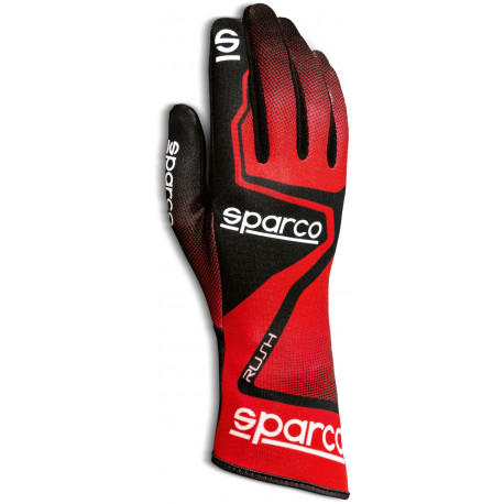 Rokavice Race gloves Sparco Rush (inside stitching) red | race-shop.si
