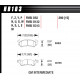 Zavorne ploščice HAWK performance Front Zavorne ploščice Hawk HB103G.590, Race, min-max 90°C-465°C | race-shop.si