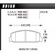 Zavorne ploščice HAWK performance Rear Zavorne ploščice Hawk HB158M.515, Race, min-max 37°C-500°C | race-shop.si
