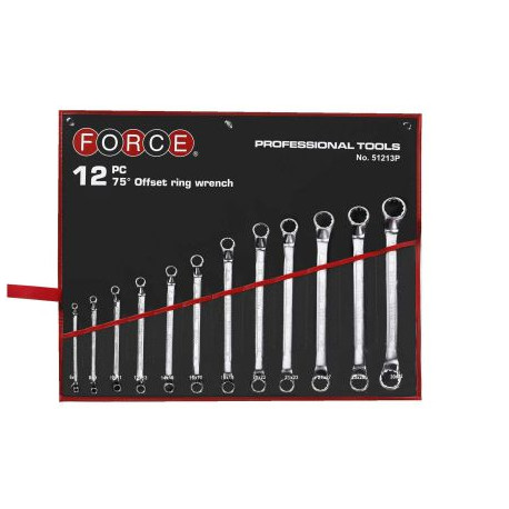 Kompleti ključev FORCE 12 piece wrench set - bent 75 ° | race-shop.si