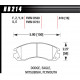 Zavorne ploščice HAWK performance Front Zavorne ploščice Hawk HB214S.618, Street performance, min-max 65°C-370° | race-shop.si