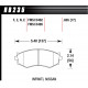 Zavorne ploščice HAWK performance Rear Zavorne ploščice Hawk HB235E.665, Race, min-max 37°C-300°C | race-shop.si