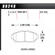 Zavorne ploščice HAWK performance Front Zavorne ploščice Hawk HB245G.631, Race, min-max 90°C-465°C | race-shop.si