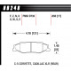 Zavorne ploščice HAWK performance Rear Zavorne ploščice Hawk HB248G.650, Race, min-max 90°C-465°C | race-shop.si