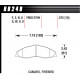 Zavorne ploščice HAWK performance Front Zavorne ploščice Hawk HB249G.575, Race, min-max 90°C-465°C | race-shop.si