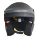 Odprte čelade Helmet RSS JET PROTECT PREMIUM BLACK with FIA 8859-2015, Hans | race-shop.si