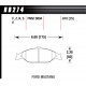 Zavorne ploščice HAWK performance Front Zavorne ploščice Hawk HB274E.610, Race, min-max 37°C-300°C | race-shop.si