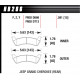 Zavorne ploščice HAWK performance Rear Zavorne ploščice Hawk HB286Y.591, Street performance, min-max 37°C-370°C | race-shop.si