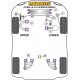 Transporter Modeli Powerflex Front Anti Roll Bar To Chassis Bush 21mm Volkswagen T25/T3 Type 2 Petrol Models | race-shop.si