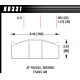 Zavorne ploščice HAWK performance Zavorne ploščice Hawk HB331U1.17, Race, min-max 90°C-465°C | race-shop.si