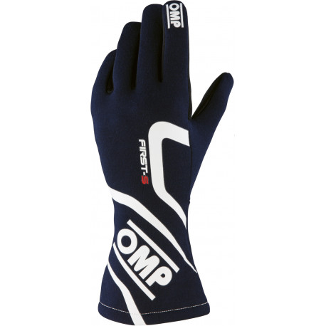 Promocije Race gloves OMP First-S with FIA (inside stitching) blue | race-shop.si