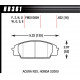Zavorne ploščice HAWK performance Front Zavorne ploščice Hawk HB361G.622, Race, min-max 90°C-465°C | race-shop.si