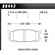 Zavorne ploščice HAWK performance Rear Zavorne ploščice Hawk HB442W.496, Race, min-max 37°C-650°C | race-shop.si