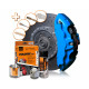 Foliatec brake caliper lacquer - set, gt-blue