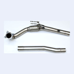 Large-bore Downpipe and De-cat Milltek exhaust Audi A3 1,8 TSI 2008-2012