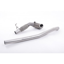 Large Bore Downpipe and Hi-Flow Sports Cat Milltek exhaust Audi A3 2 TFSI 2014-2021