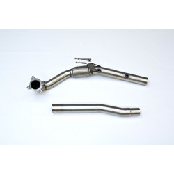 Large-bore Downpipe and De-cat Milltek exhaust Audi A3 2.0T FSI 2003-2012