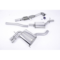 Turbo-back including Hi-Flow Sports Cat Milltek exhaust Audi A3 2.0T FSI 2004-2012