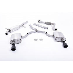 Cat-back Milltek exhaust Audi A4 2 TFSI 2016-2021