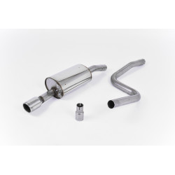 Cat-back Milltek exhaust Ford Fiesta Mk6 Zetec-S 2004-2008