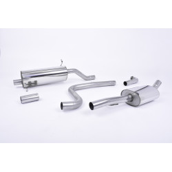Cat-back Milltek exhaust Ford Fiesta Mk8 1.0T 2017-2019