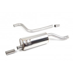 Particulate Filter-back Milltek exhaust Ford Fiesta Mk8 1.0T 2019-2021