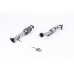 Large Bore Downpipe and Hi-Flow Sports Cat Milltek exhaust Ford Focus Mk2 ST 2005-2010