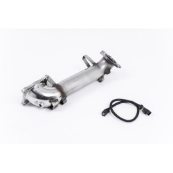 Large-bore Downpipe and De-cat Milltek exhaust Honda Civic Type R 2015-2017