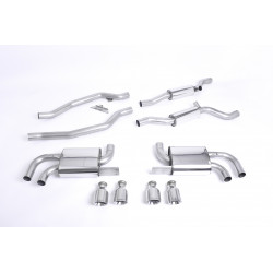 Cat-back Milltek exhaust Porsche Cayenne 958 Turbo 2010-2014