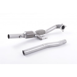 Cast Downpipe with HJS High Flow Sports Cat Milltek exhaust Seat Leon FR 2 2006-2013