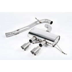 Cat-back Milltek exhaust Volkswagen Golf Mk6 R 2009-2013