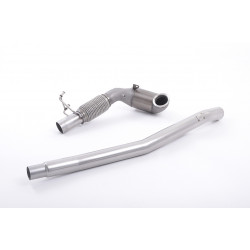 Cast Downpipe with Race Cat Milltek exhaust Volkswagen Golf MK7 R 2014-2016