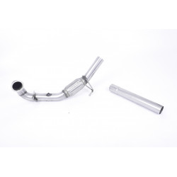 Large-bore Downpipe and De-cat Milltek exhaust Volkswagen Polo GTI 1,8 2015-2018