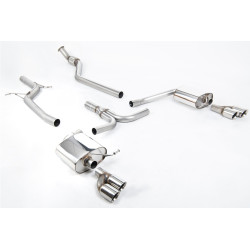 Cat-back Milltek exhaust Audi A4 2 TFSI 2008-2011
