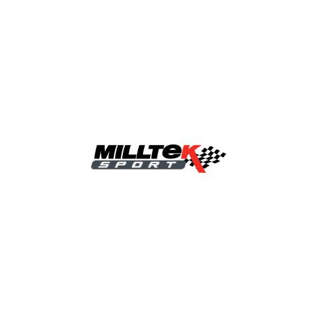 Izpušni sistemi Milltek Turbo-back including Hi-Flow Sports Cat Milltek exhaust Audi S3 2 T 2006-2012 | race-shop.si