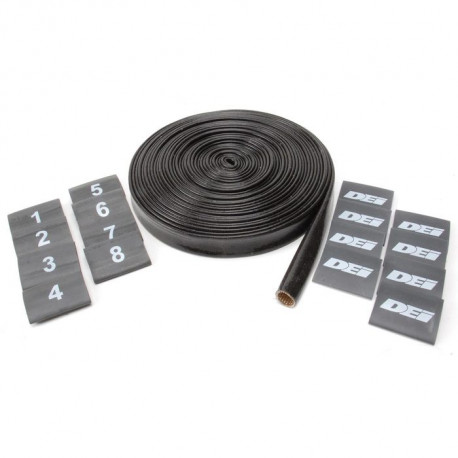Termo rokavi za kable in cevi Thermo insulating silicone hose DEI - BLACK | race-shop.si